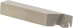 Iscar - External Thread, 1-1/8" Max Depth of Cut, 0.11" Min Groove Width, 5.905" OAL, Left Hand Indexable Grooving Cutoff Toolholder - 1" Shank Height x 1" Shank Width, TAG Insert Style, TGT Toolholder Style, Series Tang-GripIQ - Apex Tool & Supply