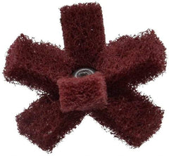 Standard Abrasives - 2 Inch Diameter Unmounted Buffing Wheel - 2 Ply, Scrubber Wheel, Medium Grade - Apex Tool & Supply