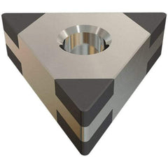 Iscar - TNGA331 TMC Grade IB55 CBN Turning Insert - Uncoated, 60° Triangle, 3/8" Inscr Circle, 3/16" Thick, 1/64" Corner Radius - Apex Tool & Supply