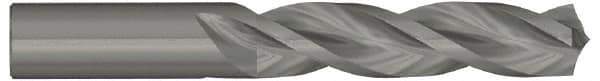 Kennametal - #18 130° Solid Carbide Jobber Drill - Bright Finish, Right Hand Cut, Spiral Flute, Straight Shank, 2.91" OAL, Standard Point - Apex Tool & Supply