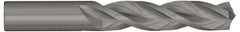 Kennametal - #18 130° Solid Carbide Jobber Drill - Bright Finish, Right Hand Cut, Spiral Flute, Straight Shank, 2.91" OAL, Standard Point - Apex Tool & Supply