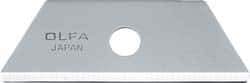 Olfa - 10 Piece Steel Safety Blade - 2" OAL - Apex Tool & Supply