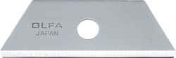 Olfa - 50 Piece Steel Safety Blade - 2" OAL - Apex Tool & Supply