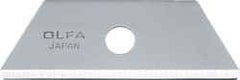 Olfa - 50 Piece Steel Safety Blade - 2" OAL - Apex Tool & Supply