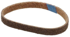 Brite Star - 3/4" Wide x 18" OAL, Aluminum Oxide Abrasive Belt - Aluminum Oxide, Coarse, Nonwoven, Series SC-BS - Apex Tool & Supply