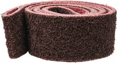 Brite Star - 2" Wide x 72" OAL, Aluminum Oxide Abrasive Belt - Aluminum Oxide, Medium, Nonwoven, Series SC-LS - Apex Tool & Supply