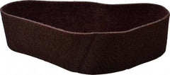 Brite Star - 4" Wide x 36" OAL, Aluminum Oxide Abrasive Belt - Aluminum Oxide, Medium, Nonwoven, Series SC-BS - Apex Tool & Supply
