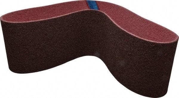Brite Star - 6" Wide x 48" OAL, Aluminum Oxide Abrasive Belt - Aluminum Oxide, Medium, Nonwoven, Series SC-LS - Apex Tool & Supply