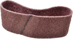 Brite Star - 3" Wide x 21" OAL, Aluminum Oxide Abrasive Belt - Aluminum Oxide, Medium, Nonwoven, Series SC-BS - Apex Tool & Supply