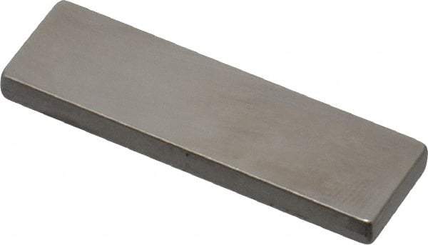 Mitutoyo - 0.1003" Rectangular Steel Gage Block - Accuracy Grade AS-1, Includes Certificate of Inspection - Apex Tool & Supply