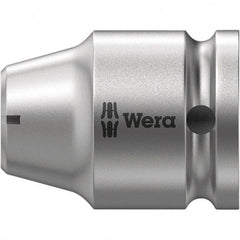 Wera - Socket Adapters & Universal Joints Type: Square-Drive to Hex Bit Adapter Female Size: 1/2 Socket Drive to 5/16 Hex - Apex Tool & Supply