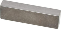 Mitutoyo - 0.2" Rectangular Steel Gage Block - Accuracy Grade AS-1, Includes Certificate of Inspection - Apex Tool & Supply