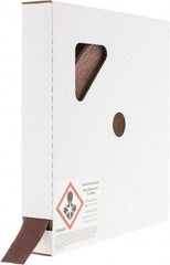 Tru-Maxx - 1" x 50 Yd 240 Grit Aluminum Oxide Cloth Roll - Very Fine Grade, J Weighted Backing - Apex Tool & Supply