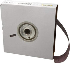 Tru-Maxx - 2" x 50 Yd 120 Grit Aluminum Oxide Cloth Roll - Fine Grade, J Weighted Backing - Apex Tool & Supply