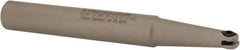 Iscar - 3/8" Cut Diam, 5/8" Shank Diam, 5" OAL, Indexable Ball Nose End Mill - 1" Head Length, Straight Shank, HCM D.38 Toolholder, HBR D.38, HCR D.38 Insert - Apex Tool & Supply