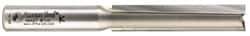 Amana Tool - 1/2" Diam, 1/2" Shank Diam, 2-1/2" Length of Cut, 2 Flute Straight Plunge Router Bit - 4-1/2" Overall Length, Carbide Tipped - Apex Tool & Supply