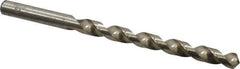Interstate - Letter G 140° High Speed Steel Jobber Drill - Bright Finish, Right Hand Cut, Spiral Flute, Straight Shank, 4-1/8" OAL, Standard Point - Apex Tool & Supply