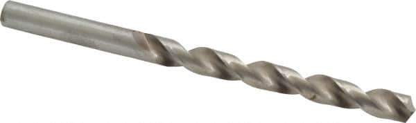 Interstate - Letter I 140° High Speed Steel Jobber Drill - Bright Finish, Right Hand Cut, Spiral Flute, Straight Shank, 4-1/8" OAL, Standard Point - Apex Tool & Supply