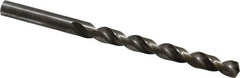 Interstate - Letter K 140° High Speed Steel Jobber Drill - Bright Finish, Right Hand Cut, Spiral Flute, Straight Shank, 4-1/4" OAL, Standard Point - Apex Tool & Supply