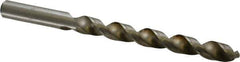 Interstate - Letter Z 140° High Speed Steel Jobber Drill - Bright Finish, Right Hand Cut, Spiral Flute, Straight Shank, 5-1/4" OAL, Standard Point - Apex Tool & Supply