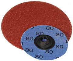 Superior Abrasives - 2" Disc Diam, 100 Grit, Aluminum Oxide Quick Change Disc - Type S Attaching System, Coated, Fine Grade - Apex Tool & Supply