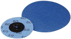 Superior Abrasives - 2" Disc Diam, 50 Grit, Zirconia Alumina Quick Change Disc - Type S Attaching System, Coated, Coarse Grade - Apex Tool & Supply