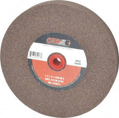 Camel Grinding Wheels - 46 Grit Aluminum Oxide Bench & Pedestal Grinding Wheel - 7" Diam x 1" Hole x 1" Thick, 3760 Max RPM, M Hardness, Coarse Grade , Vitrified Bond - Apex Tool & Supply