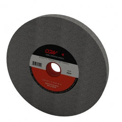 Camel Grinding Wheels - 46 Grit Aluminum Oxide Bench & Pedestal Grinding Wheel - 10" Diam x 1-1/4" Hole x 1" Thick, 2483 Max RPM, M Hardness, Coarse Grade , Vitrified Bond - Apex Tool & Supply
