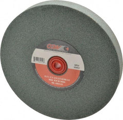 Camel Grinding Wheels - 80 Grit Silicon Carbide Bench & Pedestal Grinding Wheel - 8" Diam x 1" Hole x 1" Thick, 3600 Max RPM, I Hardness, Medium Grade , Vitrified Bond - Apex Tool & Supply