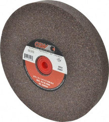 Camel Grinding Wheels - 36 Grit Aluminum Oxide Bench & Pedestal Grinding Wheel - 8" Diam x 1-1/4" Hole x 1" Thick, 3600 Max RPM, O Hardness, Very Coarse Grade , Vitrified Bond - Apex Tool & Supply