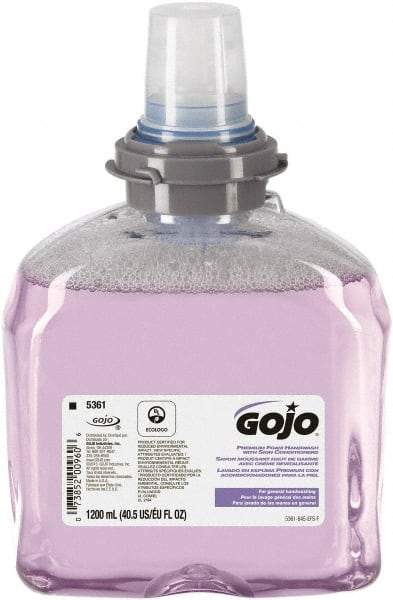 GOJO - 1,200 mL Dispenser Refill Foam Hand Cleaner - General Duty, Purple, Cranberry Scent - Apex Tool & Supply