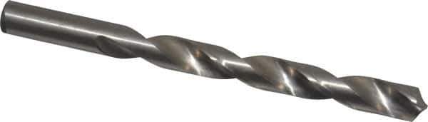 Interstate - 7/16" 118° High Speed Steel Jobber Drill - Bright Finish, Right Hand Cut, Spiral Flute, Straight Shank, 5-1/2" OAL, Standard Point - Apex Tool & Supply