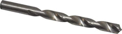 Interstate - 7/16" 118° High Speed Steel Jobber Drill - Bright Finish, Right Hand Cut, Spiral Flute, Straight Shank, 5-1/2" OAL, Standard Point - Apex Tool & Supply