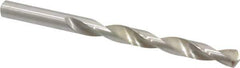Interstate - Letter S 118° High Speed Steel Jobber Drill - Bright Finish, Right Hand Cut, Spiral Flute, Straight Shank, 4-7/8" OAL, Standard Point - Apex Tool & Supply