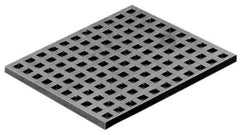 Mason Ind. - 18" Long x 36" Wide x 5/16" Thick, Neoprene, Machinery Leveling Pad & Mat - 38,880 Lb Max Load, Black - Apex Tool & Supply