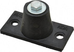 Mason Ind. - 5/16-18 Bolt Thread, 3-3/16" Long x 1-5/8" Wide x 1-1/2" High Stud Mount Leveling Pad & Mount - 45 Max Lb Capacity, 1-1/4" Base Diam - Apex Tool & Supply