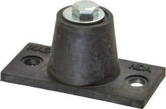 Mason Ind. - 5/16-18 Bolt Thread, 3-3/16" Long x 1-5/8" Wide x 1-1/2" High Stud Mount Leveling Pad & Mount - 75 Max Lb Capacity, 1-1/4" Base Diam - Apex Tool & Supply