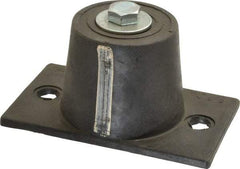 Mason Ind. - 1/2-13 Bolt Thread, 5-1/2" Long x 3-5/16" Wide x 2-3/4" High Stud Mount Leveling Pad & Mount - 750 Max Lb Capacity, 2-9/16" Base Diam - Apex Tool & Supply