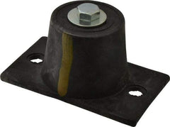 Mason Ind. - 1/2-13 Bolt Thread, 5-1/2" Long x 3-5/16" Wide x 2-3/4" High Stud Mount Leveling Pad & Mount - 1,100 Max Lb Capacity, 2-9/16" Base Diam - Apex Tool & Supply