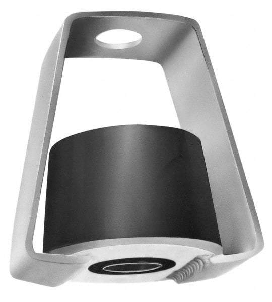 Mason Ind. - 500 to 1,000 Lb Capacity, 0.2 to 0.4" Deflection, HDBS, Vibration Control Hanger - 3-1/4" Long x 4-1/4" Wide x 4-1/2" High x 3-1/4" Deep, 3/4" Max Rod Diam, 3" Lower Rod Penetration, Blue - Apex Tool & Supply