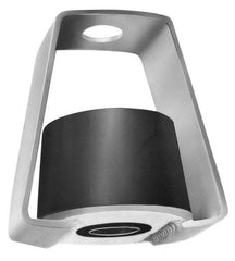 Mason Ind. - 500 to 1,000 Lb Capacity, 0.2 to 0.4" Deflection, HDBS, Vibration Control Hanger - 3-1/4" Long x 4-1/4" Wide x 4-1/2" High x 3-1/4" Deep, 3/4" Max Rod Diam, 3" Lower Rod Penetration, Blue - Apex Tool & Supply