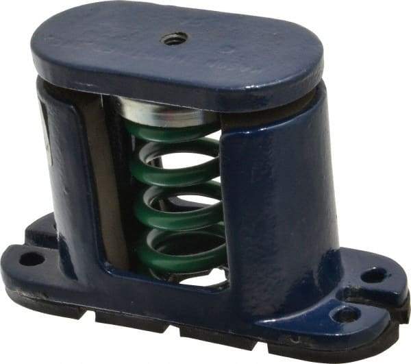 Mason Ind. - 3/8 x 4 Bolt Thread, 4" Long x 2-1/8" Wide x 4-1/2" High Stud Mount Leveling Pad & Mount - 400 Max Lb Capacity - Apex Tool & Supply