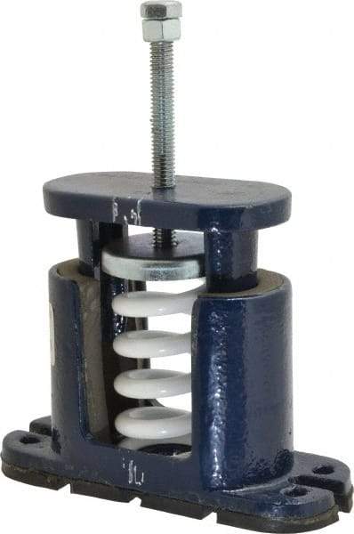 Mason Ind. - 3/8 x 4 Bolt Thread, 4" Long x 2-1/8" Wide x 4-1/2" High Stud Mount Leveling Pad & Mount - 625 Max Lb Capacity - Apex Tool & Supply