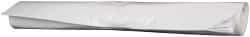 Wearwell - 45" Long x 24" Wide x 1/8" Thick, Dry Environment, Smooth Pattern Clean Room Matting - Tacky Sheets, White, 30 Layers per Mat, Series 095 - Apex Tool & Supply