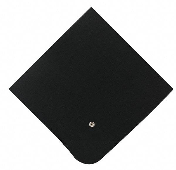 Wearwell - 5 Ft. Long x 3 Ft. Wide x 9/16 Inch Thick, Rubber Smooth Surface Pattern, Electrically Conductive Antistatic Matting - 1 x 104 Ohm Surface to Surface, 8 x 105 Ohm Surface to Ground Resistivity, Black - Apex Tool & Supply