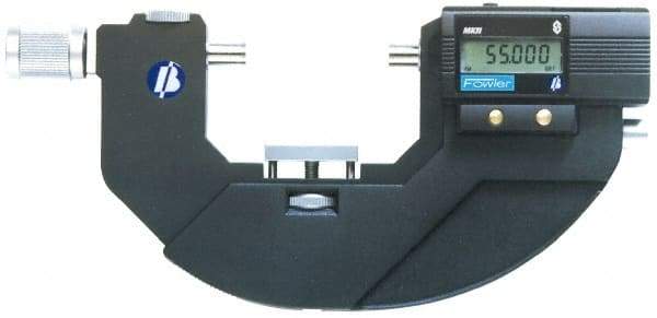 Fowler - Electronic Indicating Micrometers Minimum Measurement (mm): 30.00 Minimum Measurement (Decimal Inch): 1.2500 - Apex Tool & Supply