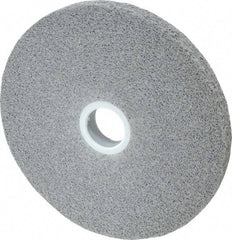 3M - 6" Diam, 1/2" Face Width, 1" Center Hole, Fine Grade, Silicon Carbide Deburring Wheel - Convolute, Hard Density 8 Grade, 6,000 RPM - Apex Tool & Supply