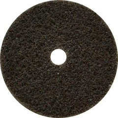 3M - 1-1/2" Diam, 1/8" Face Width, 3/16" Center Hole, Medium Grade, Aluminum Oxide Deburring Wheel - Unitized, Hard Density 6 Grade, 30,100 RPM - Apex Tool & Supply