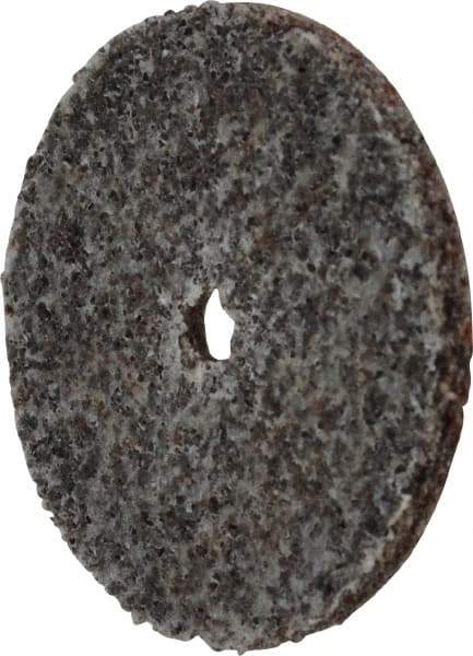 3M - 1-1/2" Diam, 1/8" Face Width, 3/16" Center Hole, Coarse Grade, Aluminum Oxide Deburring Wheel - Unitized, Hard Density 8 Grade, 30,100 RPM - Apex Tool & Supply