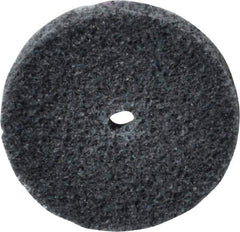 3M - 1-1/2" Diam, 1/4" Face Width, 3/16" Center Hole, Fine Grade, Silicon Carbide Deburring Wheel - Unitized, Soft Density 2 Grade, 20,100 RPM - Apex Tool & Supply